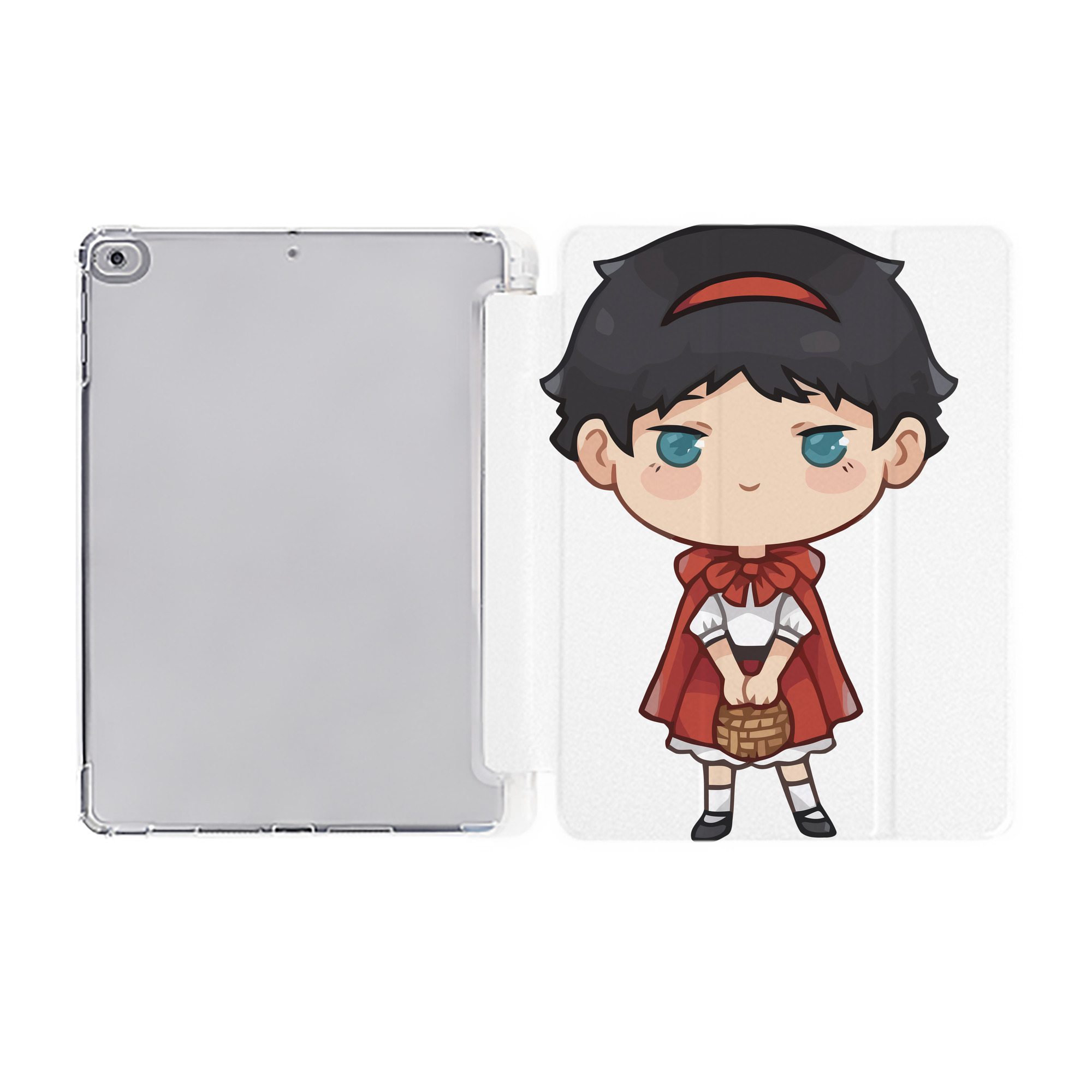 （画像用） ハイキュー!! Haikyu!! IPad ケース ペン収納付き 三つ折りスタンド PUレザー×シリコン 対応機種9.5/10.5/10.9インチ